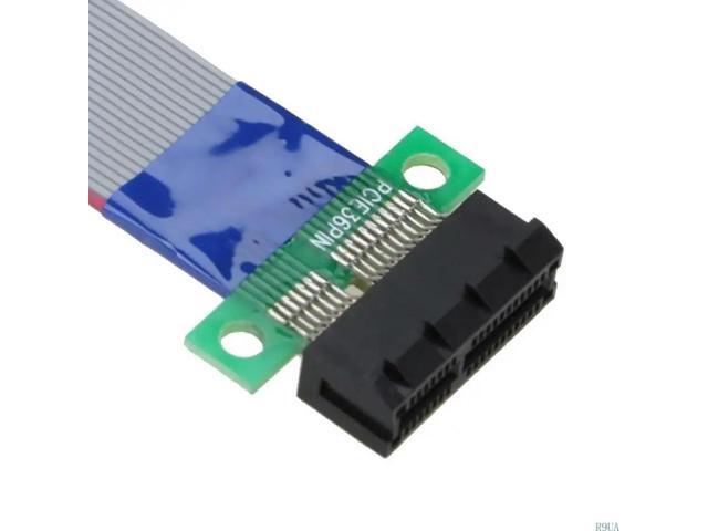 PCIExpress Cable Riser Adapter Flexible Ribbon Cable for Graphics Card 19cm
