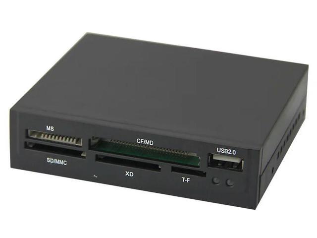Black 53in1 Internal 3.5' Memory SD XD Card Reader +USB