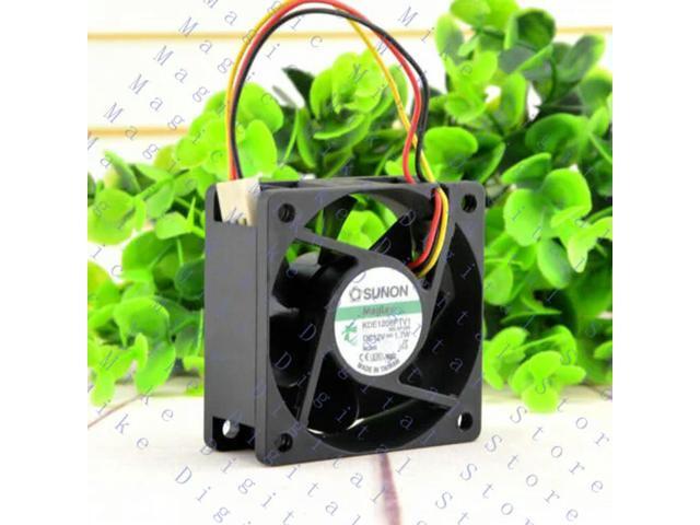 1pcs FOR KDE1206PTV1 6025 6cm DC 12V 1.7W 3pin Speed Cooling Fan