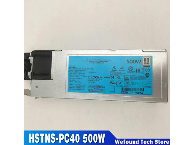 For 360 380 Gen9 Power Supply 723594-001 723595-501 754377-001 720478-B21 HSTNS-PC40 500W