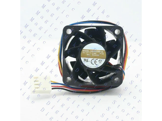 for AVC DB04028B12L DC 12V 0.36A 4cm 4028 3-wires server cooling fan
