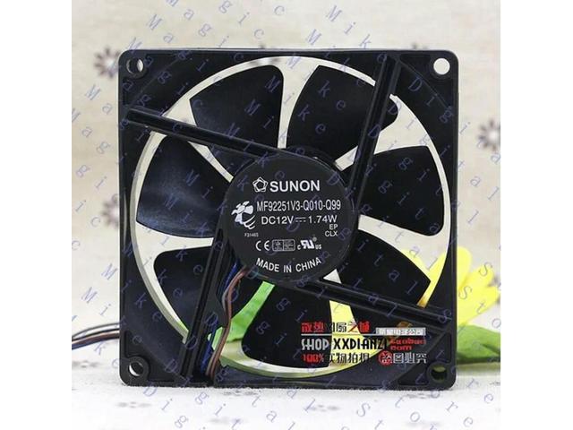 For 9225 12V MF92251V3-Q010-Q99 92*92*25MM 12V 1.74W 4 line heat sink fan
