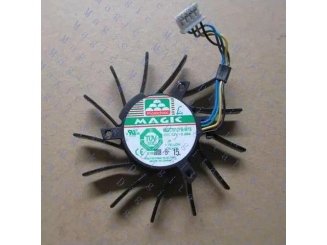 MGT7012YB-W15 12V 0.28A 65mm 32mm diameter pitch 4line graphics card fan