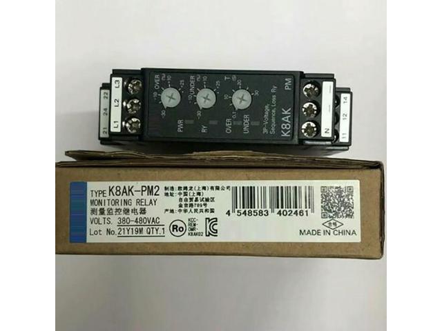 K8AK-PM2 Monitoring Relay 380-480VAC Fast Ship Works ly
