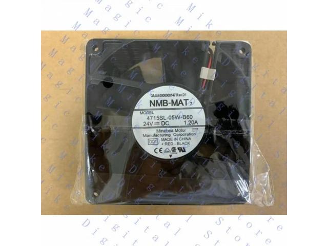 1PC For 120*38MM 1.20A IP55 Waterproof Inverter fan 4715SL-05W-B60 DC 24V