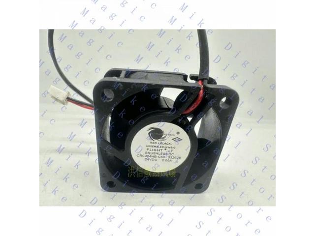 1 pcs CR0424HB-C50 DC24V 0.09A 4020 4CM 2 WIRE cooling fan