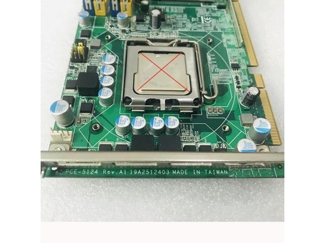 PCE-5124G2 PCE-5124 REV:A1 Industrial Motherboard 75-pin Dual network Port Fully Tested Fast Ship