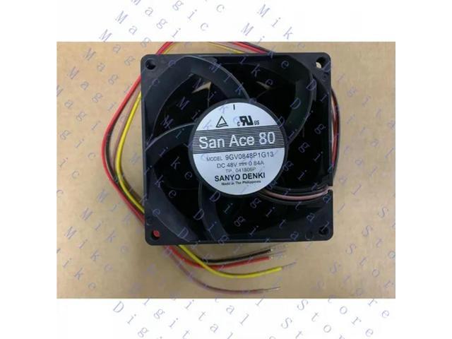 1pcs for Sanyo 9GV0848P1G13 8038 48V 0.84A 4-wire pwm cooling fan