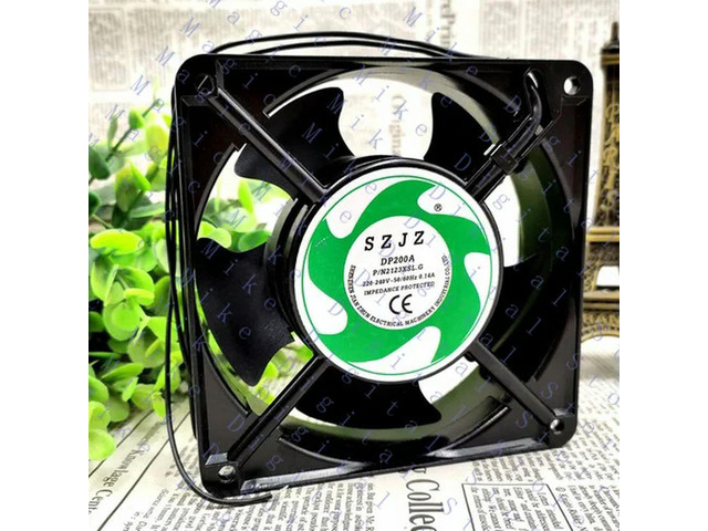 1PC For SZJZ DP200A 2123XSL 220-240v 0.14A 12038 Fan