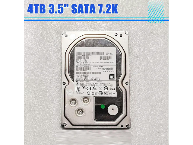 4TB 3.5'' SATA 7.2K Hard Drive HUS724040ALE641 Monitoring Hard Disk For HGST