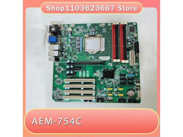 For Industrial Computer Motherboard Dual-Port Motherboard AEM-754C