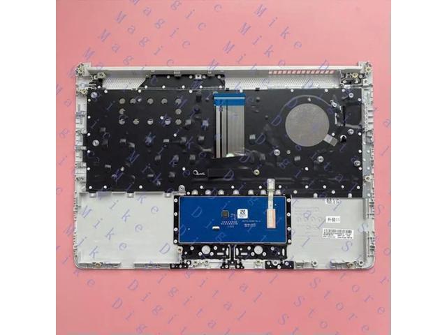 Palmrest w/Keyboard Touchpad for 14-CF 14-DK 14-CR L48648-001 Silver