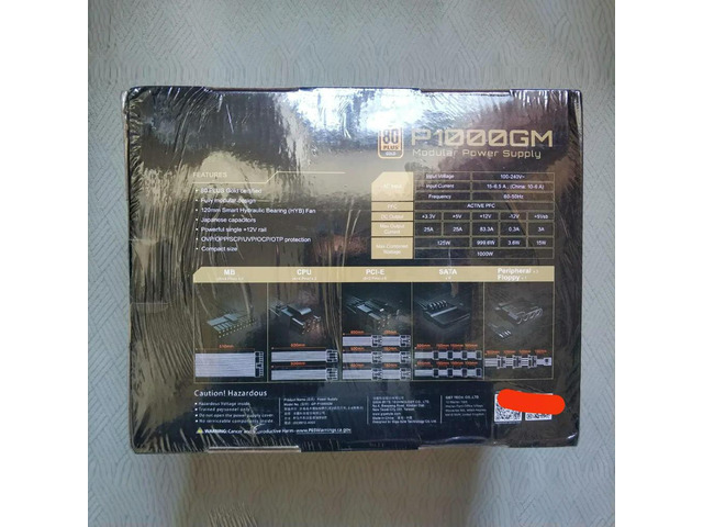 GP-P1000GM 1000W P1000GM ATX 12V 80PLUS Gold Power Supply