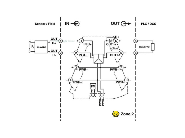 MINI MCR-2-U-I4-PT 2902030 3-Way Signal Conditioner 0V...10V 4mA...20mA For Phoenix