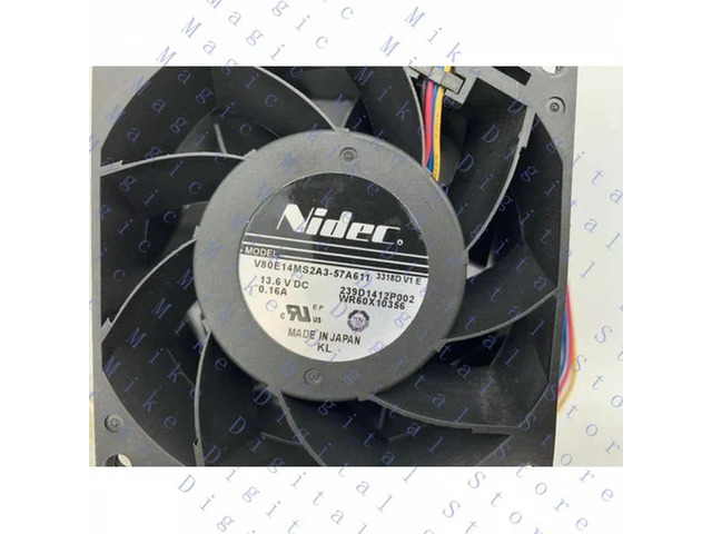 1PC FAN Z88 V80E14MS2A3-57 A611 239D1412P002 GE WR60X10356 DC13.6V 0.16A