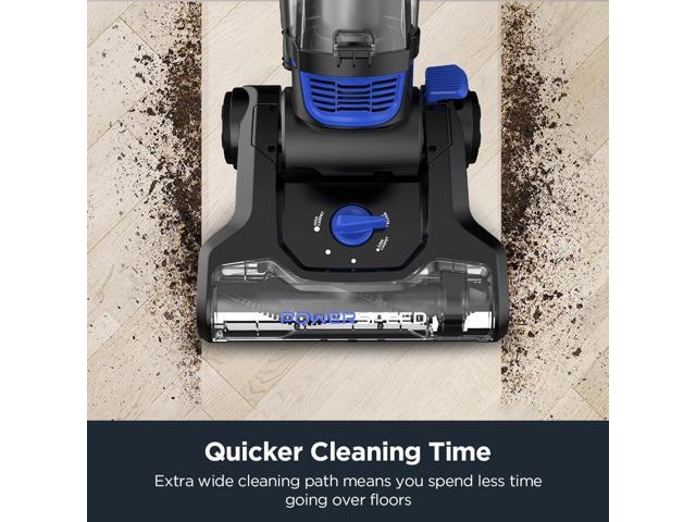 Eureka Lightweight Powerful Upright Vacuum Cleaner for Carpet and Hard Floor, PowerSpeed, New Model,Blue,black/New Model