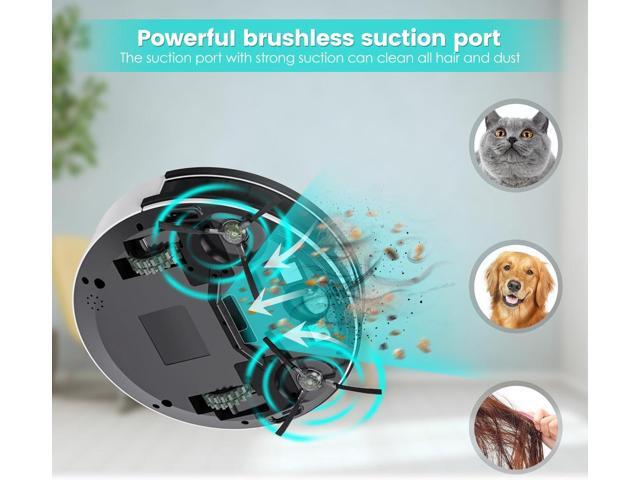 Lefant Robot Vacuum Cleaner, 120 Mins Runtime, Compact Design, Low Noise, Powerful Suction, Wi-Fi/App/Voice Control, Self-Charging, Scheduled...