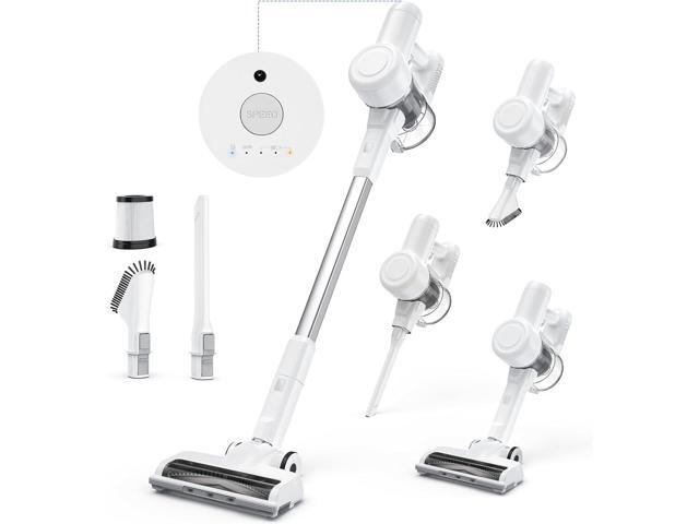 DUMOS Cordless Vacuum Cleaner, 24Kpa Lightweight Stick Vac Handheld Electric Rechargeable with LED, Up to 45 Minutes, Powerful Suction, Versatile.