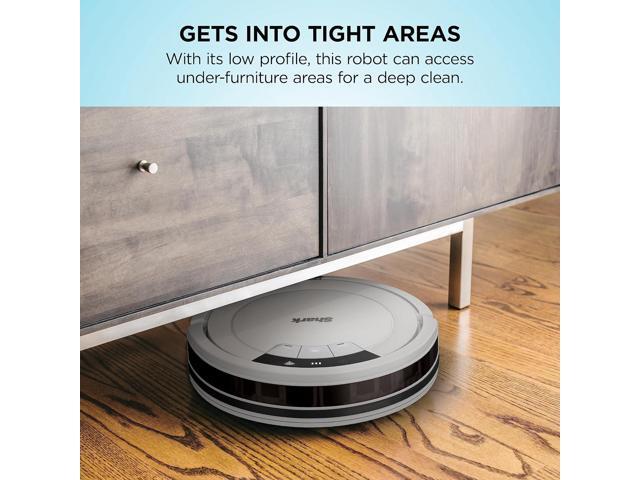 Shark AV752 ION Robot Vacuum, Tri-Brush System, Wifi Connected, 120 Min Runtime, Works with Alexa, Multi Surface Cleaning, White