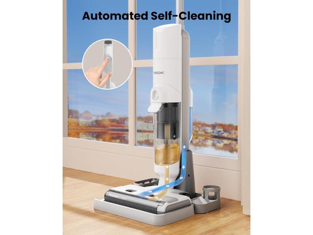 Proscenic F10 Pro Cordless Wet Dry Vacuum Cleaner, Vacuum and Mop Combo with One-Button Auto Self-Cleaning, 3-in-1 Vacuum Mop for Hard Floors,...