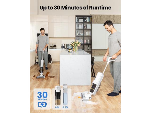Proscenic F10 Pro Cordless Wet Dry Vacuum Cleaner, Vacuum and Mop Combo with One-Button Auto Self-Cleaning, 3-in-1 Vacuum Mop for Hard Floors,...