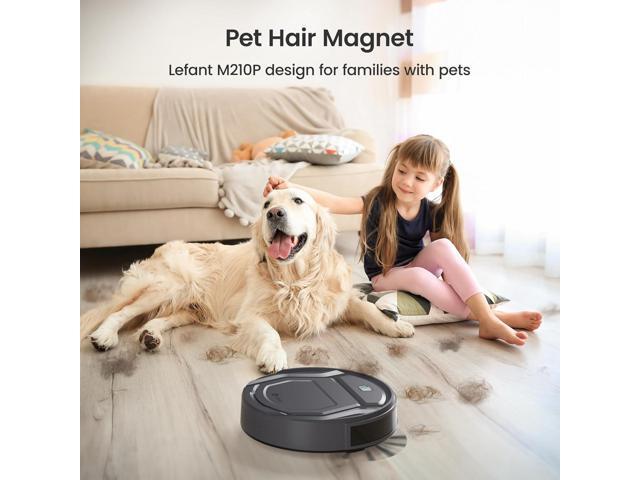 Lefant M210 Pro Robot Vacuum, Slim Quiet, 3 Adjustable Suction Levels, 6 Modes, Robot Vacuum Cleaner for Pet Hair, Hard Floors & Low Carpets,...