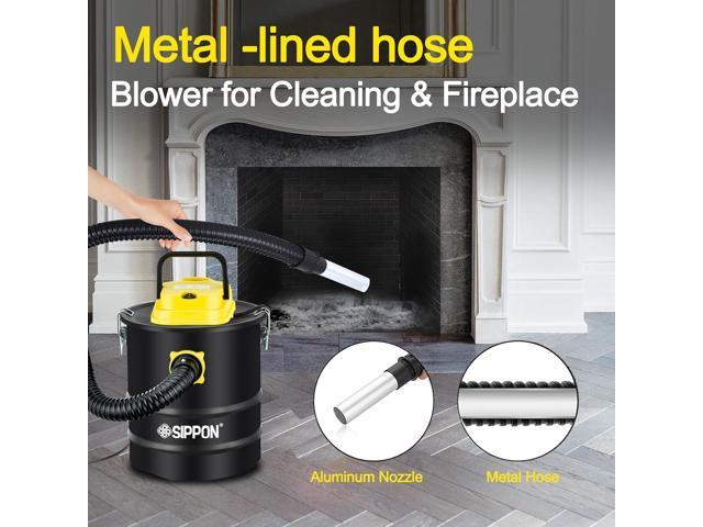 Ash Vacuum Cleaner, Pellet Stove Vacuum Cleaner with Blower Function, 800W Powerful Suction 2.6 Gallon All-in-One Ash Vacuum for Fireplaces, Pellet...