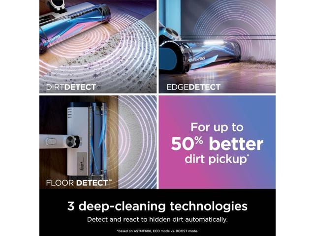Shark Detect Pro Cordless Vacuum with PowerFins Brushroll, Stick/Handheld (2-in-1), Ash Purple/Grey, IW1120