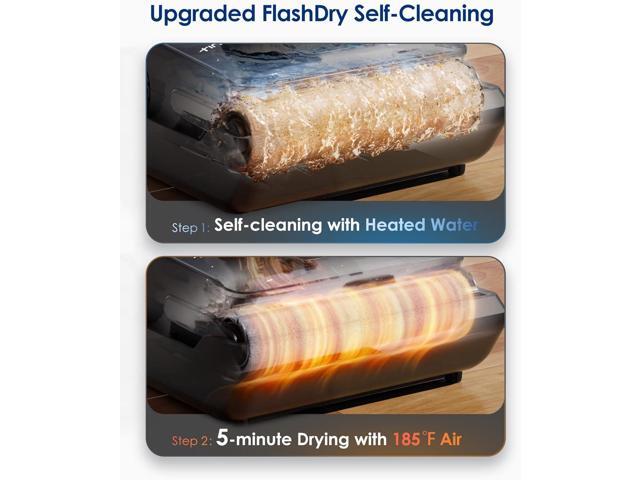 Tineco Floor ONE i6 Stretch Wet Dry Vacuum Cleaner, Vacuum & Mop All in One, 20kpa Powerful Suction, Up to 40 Minutes Runtime, 180° Lay-Flat,...