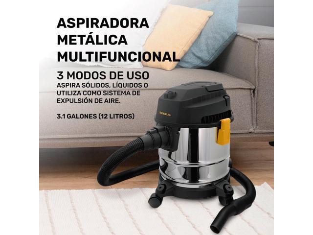 Taurus Tempest Wet & Dry Vacuum Cleaner 3 Modes of Use 3.1 Gallons Four 360° Swivel Wheels Vacuums Solids, Liquids, or Functions as an...