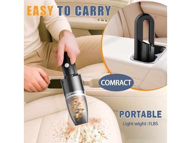 Mini Portable Car Vacuum Cordless,Small Handheld Vacuum for Quick Cleaning,Hand Held Vacuuming,Dust Buster Cordless Rechargeable for Home Office...