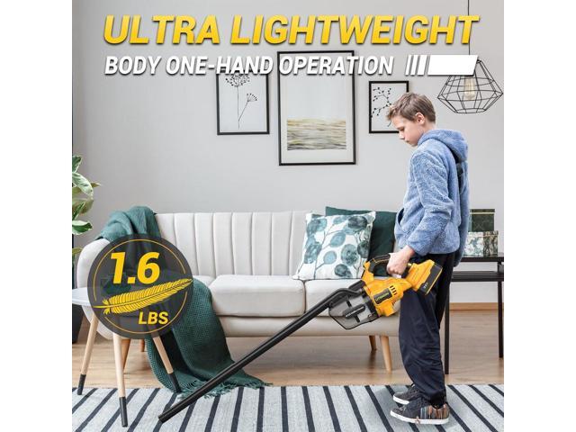 Cordless Vacuum Compatible with - 20V Max Battery (No Battery), Handheld Battery Powered Vacuum Cleaner for Wood Floor, Carpet, Car Cleaning, 125AW...