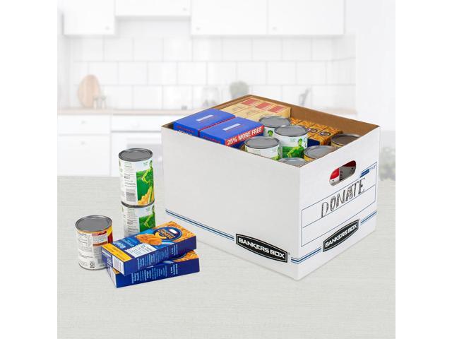 Bankers Box 30 Pack STOR/FILE Basic Duty File Storage Boxes, Standard Assembly, Lift-off Lid, Letter/Legal, White/Blue
