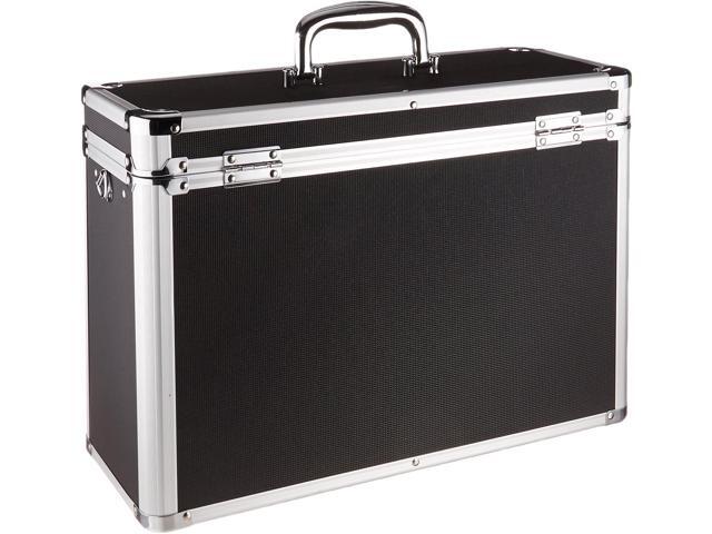 Vaultz File Organizer Storage Box - 14 x 7.25 x 12 Inch Legal Size, Portable Locking Storage Totes with Dual Combination Locks for Filing Office...