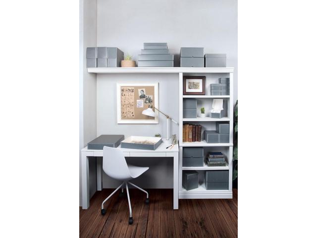 Gaylord Archival Blue/Grey Clamshell Preservation Box - 10 1/4W x 12 1/4L x 3' H