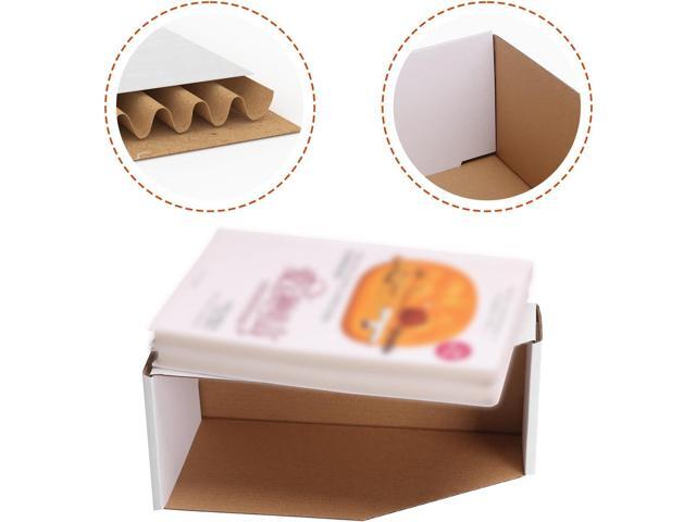 ZBEIVAN Cardboard Storage Bins Boxes 35 Packs 9.4x4x4.5 Inches, Easy Assembly Pantry Organizer Bins for Shelf, White