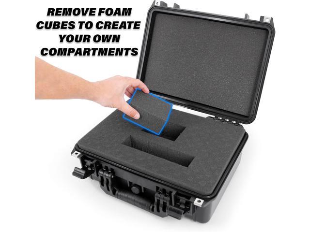 CASEMATIX 16 Waterproof Comic Book Storage Box Comic Book Case Protects Up To 8 CGC Graded Comic Books or 30 Sleeved Top loaders in Airtight...