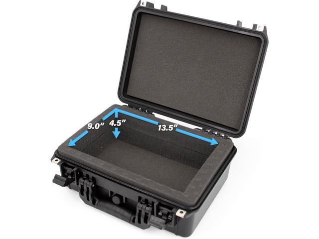 CASEMATIX 16 Waterproof Comic Book Storage Box Comic Book Case Protects Up To 8 CGC Graded Comic Books or 30 Sleeved Top loaders in Airtight...