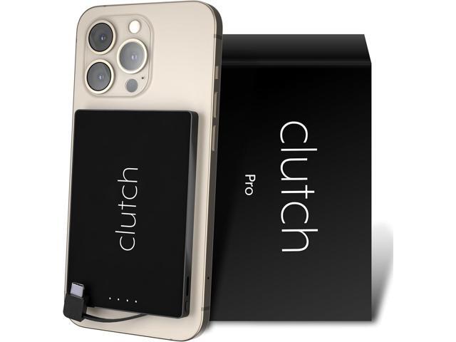 Clutch Pro World's Thinnest Portable Charger USB-C Power Bank 5000mAh Magnetic Built-in Cable TSA Approved Travel Charger iPhone 15/16/17 &...
