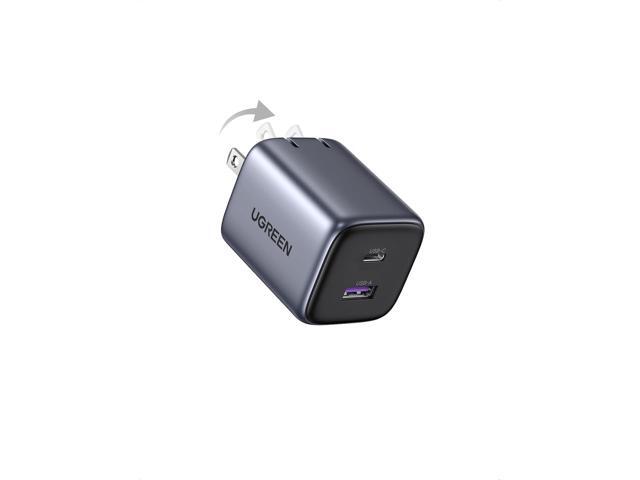 UGREEN 35W USB C Charger for iPhone 17 Fast Charging, Nexode 2-Ports GaN Foldable PPS Compact Fast Wall Charger Block for iPhone 17/16/15, Galaxy.