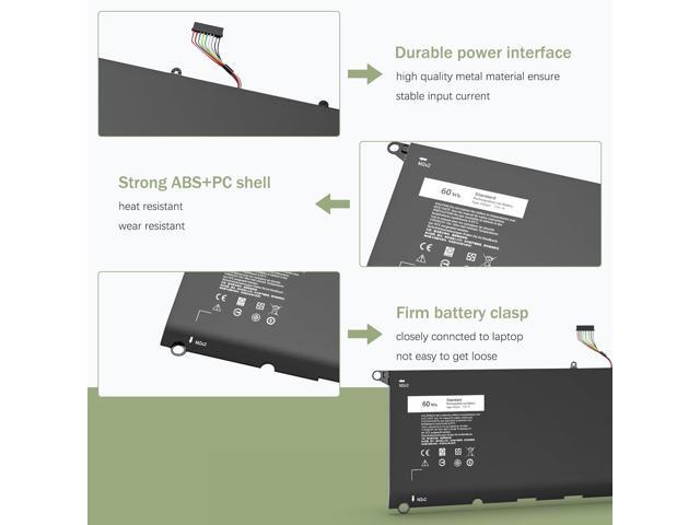 New PW23Y 0PW23Y Laptop Battery Compatible with Dell XPS 13 9360 13-9360-D1605G 13-9360-D1605T 13-9360-D1609 13-9360-D1609G 13-9360-D1705G Series...