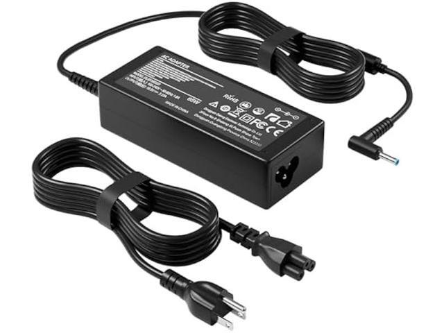 Charger Compatible with HP Laptop 65W 45W Computer Smart Blue Tip Power Adapter