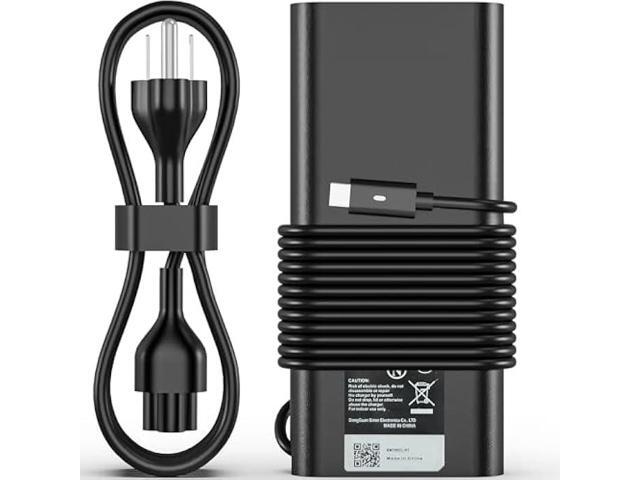 130W USB-C Laptop Charger Compatible with Dell Laptop Charger,AC Adapter Power Cord for Dell XPS 15 2-in-1 9575 XPS 17 Precision 5530 2-in-1 5550...