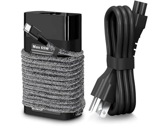 Slim 65W USB C Laptop Charger for HP ZBook Firefly G8 14 G9 14 16 G8 15.6inch Touchscreen Mobile Workstation,Spectre Envy Computer Chromebook...