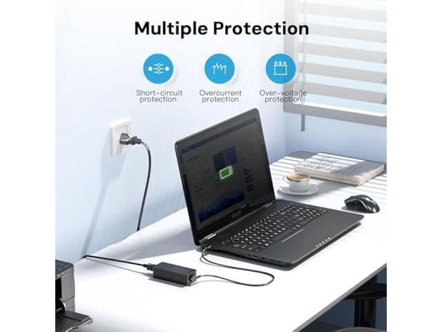 65W USB-C Charger Fit for HP EliteBook 865 860 845 840 835 830 655 650 640 1040 G11 G10 G9 G8, Probook 465 460 455 450 445 440 G11 G10 G9 G8, PD...