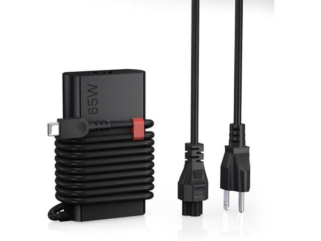 New Slim 65W USB C Laptop Charger for Lenovo Laptop Charger, Compatible with Lenovo ThinkPad/Yoga/ThinkBook Chromebook Computer Fast Charging Type...