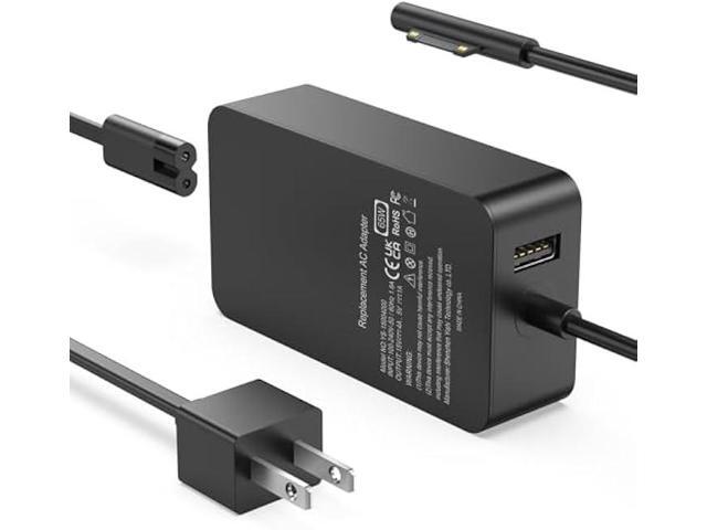 65W Surface Pro Charger for Surface Pro 11,10, 9, 8, 7, 6, 5, 4, 3, X,Microsoft Surface Laptop 6, 5, 4, 3, 2,1, Surface Go Tablet, Surface Book 3,...