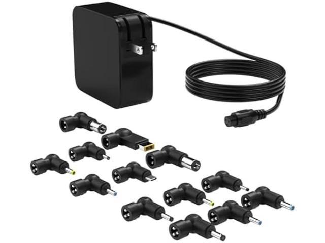 100W Universal Laptop Charger USB C GaN III Power Supply Adapter for Foldable Fast Charger PD3.0 Compatible with MacBook Pro Air HP Lenovo Asus...