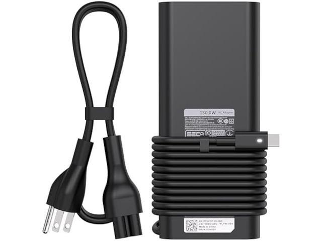 130W USB C Charger Compatible with Dell XPS 15 2in1 9575 9500 17 9700 Precision 5530 2in1 5550 5750 3560 Precision M3800 M2800 Inspiron 7347 7348...