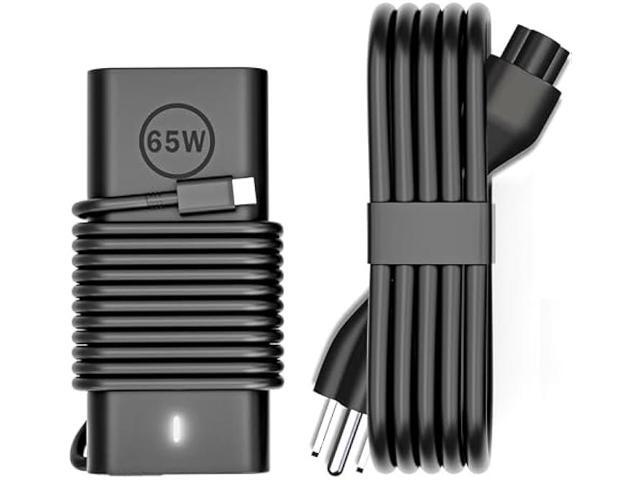65W 60W USB C Laptop Charger Compatible with Dell Chromebook 3100 2-in-1 3300 3380 3400 3500 5190 5300 5400 7200 HA65NM190 DA65NM190 0WMDHR WMDHR...